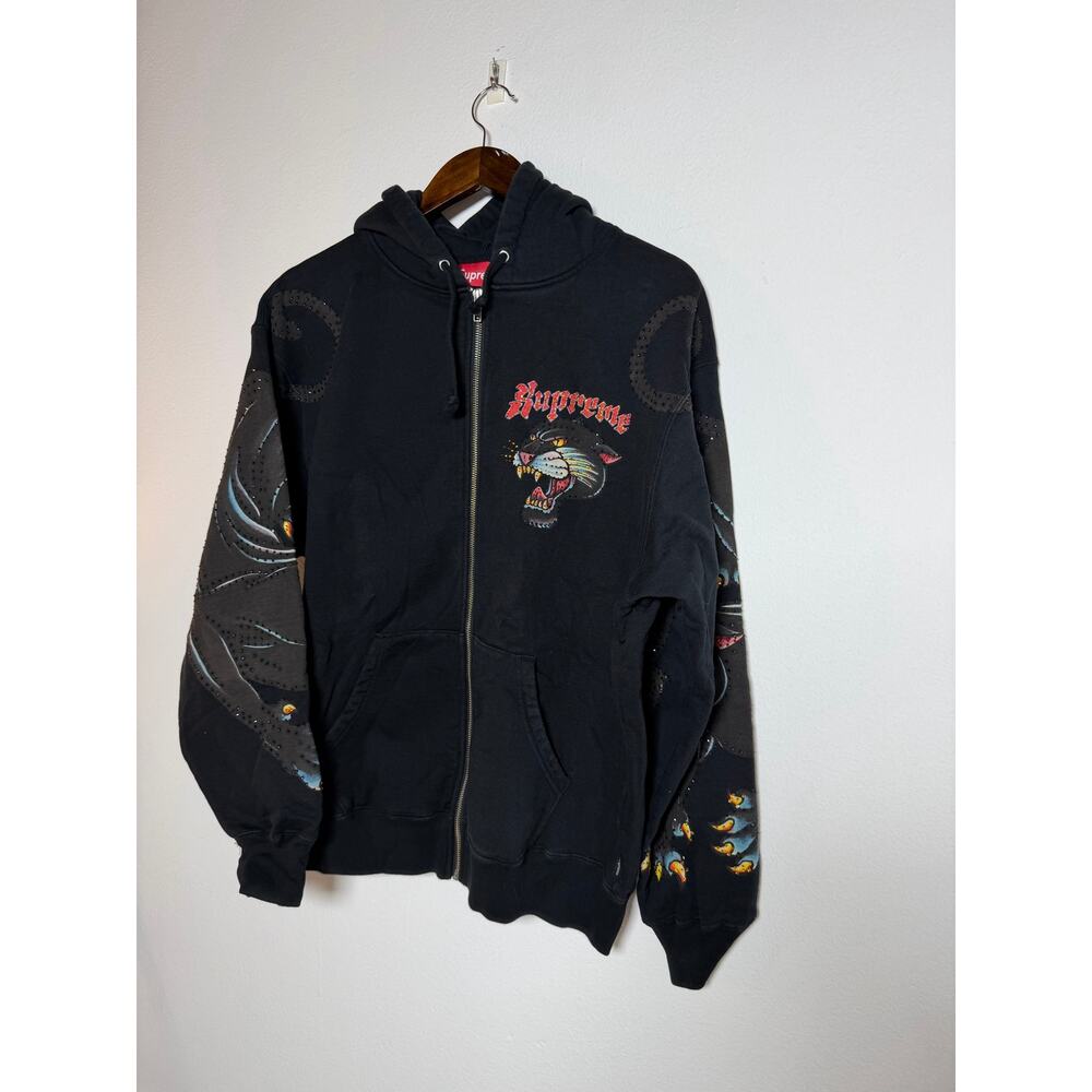 Supreme panther Zip Up Hooded Sweatshirt
